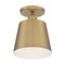 Nuvo Fixture, Semi Flush, 1-Lght, Incandescent, 100W, 120V, A19, Medium Bse, Bulb Count: 1 60/7321 - alternate 2